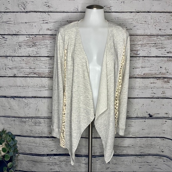 NWT Gray Abercrombie & Fitch cardigan - Picture 1 of 7
